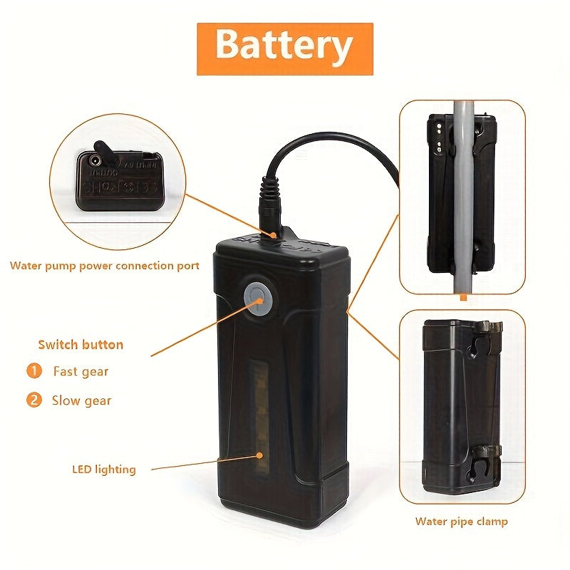 Portable Electric Shower with Battery-3